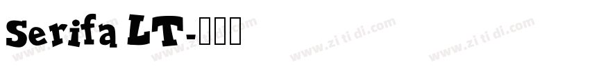 Serifa LT字体转换